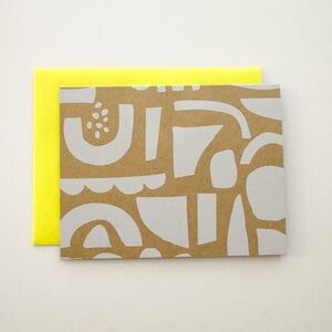 Abstract Shapes Greeting Card 6-pack